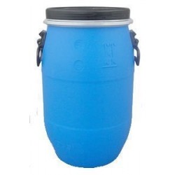 60 Litre Open Top Plastic Storage Drum Barrel Keg With Lid